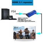 MICROWARE HDMI 8K Repeater 30M 8K@60Hz 4K@120Hz HDMI Cable Extender Signal Repeater Amplifier Booster Adapter HDMI 2.1 HDR 3D Video Converter 3