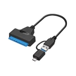 Type C & USB 3.0 Male to SATA