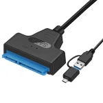 Type C & USB 3.0 Male to SATA 2