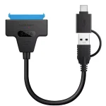 Type C & USB 3.0 Male to SATA 3