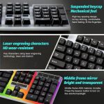 Backlit Gaming Keyboard and Mouse usb K-10 4