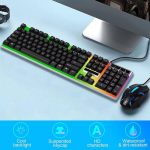 Backlit Gaming Keyboard and Mouse usb K-10 6