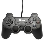 UCOM 2-in-1 PC Dual Shock Twin Joypad Wired USB Gaming Controller Black 4