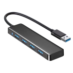 4 Port USB 3.0 Hub Splitter Multi Adapter 5Gbps High Speed PC Desktop Laptop