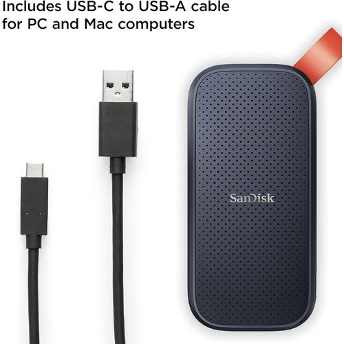 thumbnail image 2 of SanDisk 2TB Portable SSD - Ultra-Fast 800MB/s USB-C External Solid State Drive 2 of 5