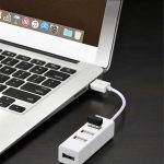 USB Hub 2.0 4 Port Splitter High Speed Adapter for PC Laptop Computer 4