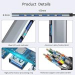 USB Hub 3.0 with 7 Ports, VIENON Aluminium USB C to USB 3.0 Hub 5