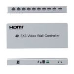4K 3x3 video wall controller 3