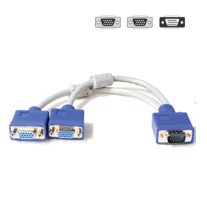 VGA 2 Port Splitters Y Cable 2
