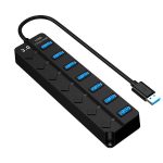 7 In 1 Usb C Hub Type C Charging Adapter Card