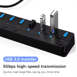 7 In 1 Usb C Hub Type C Charging Adapter Card 3