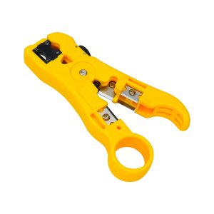 Electronic Spices HT-352 Universal Wire Stripper - Cutter for Flat or Round UTP CAT5 CAT6 Coax Cable Stripping Tool