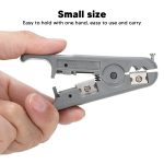 HT-S501A Coaxial Cable Stripper, Wire Strippers, 108x56mm Manual Wire Stripper 6