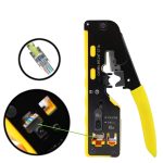 Multifunctional Crimping Tool Wire Stripper Carbon Steel for Cat5, Cat7, RJ11 RJ12 RJ45 6