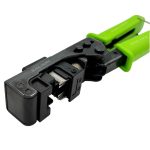 Speed Termination Keystone Tool for 90° Angled RJ45 Jacks, Professional Ethernet Punch Down Tool for Cat5e, Cat6 & Cat6a, Heavy Duty Network Cable Crimper & Wire Cutter 5