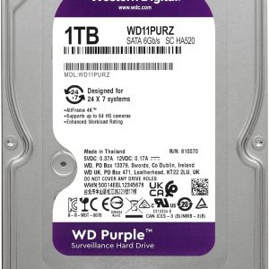 Western Digital 1TB WD Purple Surveillance Internal Hard Drive HDD.